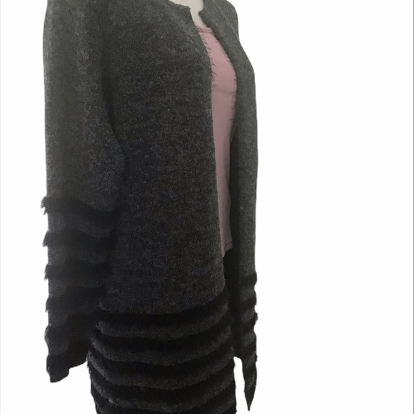 Avalin fluffy fuzzy open front cardigan - Picture 6 of 13